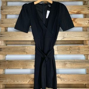 Forever 21 Belted Mock Wrap Dress